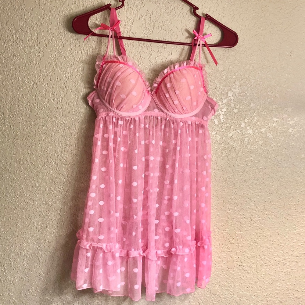 💋 Pink Boutique Night Lingerie Dress 💘